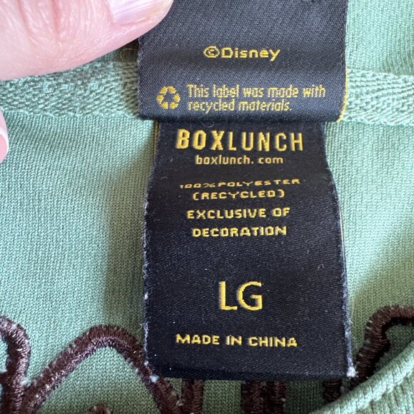 Unisex Disney Pocahontas Meeko Green Baseball Jersey Boxlunch Exclusive Large - Picture 3 of 10